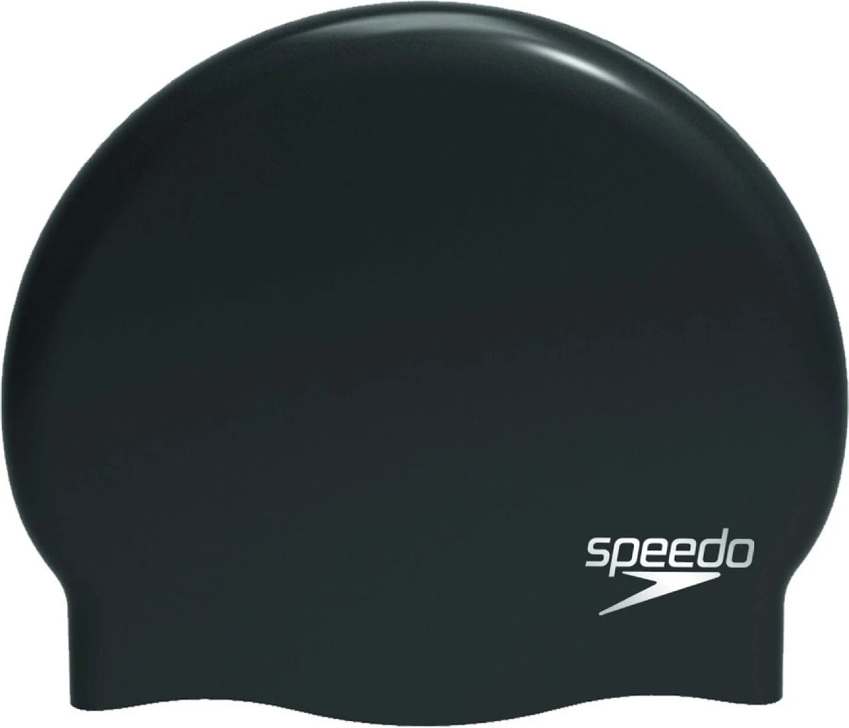 Speedo Plain Moulded Silicone Cap Unisex - Zwart - One Size 5 Speedo Plain Moulded Silicone Cap Unisex - Zwart - One Size - Afbeelding 3