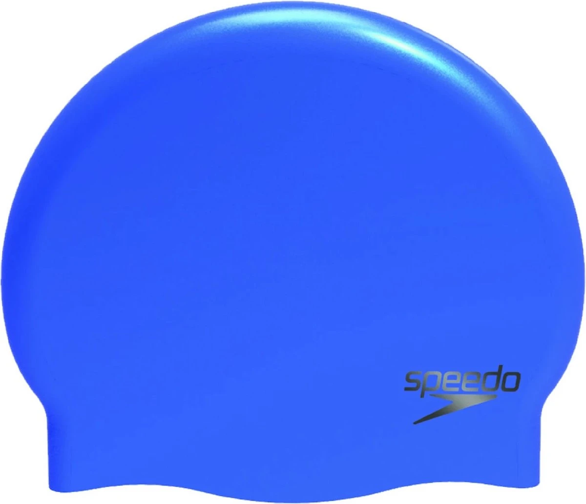 Speedo Plain Moulded Silicone Cap Unisex - Blauw - One Size 6 Speedo Plain Moulded Silicone Cap Unisex - Blauw - One Size - Afbeelding 4