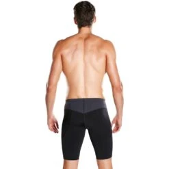Speedo Men's Speedo Fit Panel Jammer - Black/oxid Grey/lime Punch -Speedo 221495 03 d 422135