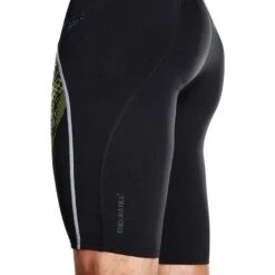 Speedo Men's Speedo Fit Panel Jammer - Black/oxid Grey/lime Punch -Speedo 221495 06 d 422138
