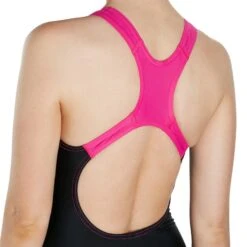 Speedo Women's Gala Logo Medalist - Black/electric Pink -Speedo 254155 05 d 500448