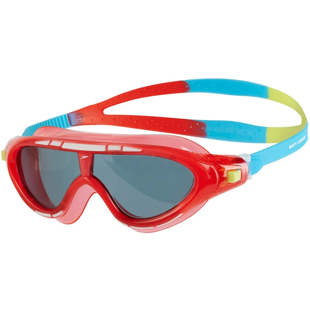 Speedo BioFUSE Rift Junior Lava Red/Japan Blue/Smoke Swimming Goggle 3 Speedo BioFUSE Rift Junior Lava Red/Japan Blue/Smoke Swimming Goggle