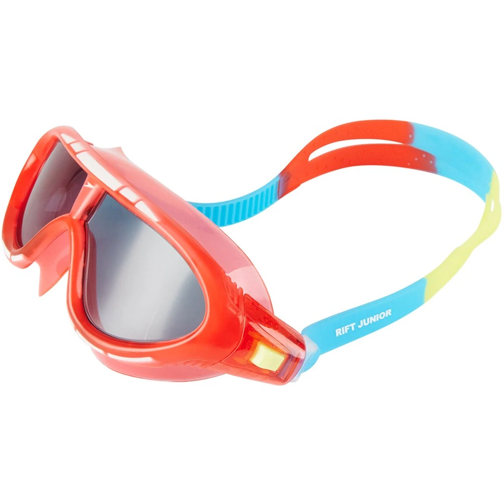 Speedo BioFUSE Rift Junior Lava Red/Japan Blue/Smoke Swimming Goggle 4 Speedo BioFUSE Rift Junior Lava Red/Japan Blue/Smoke Swimming Goggle - Afbeelding 2