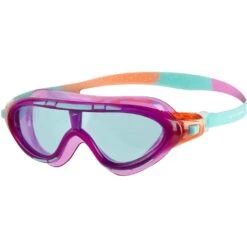 Speedo Rift Junior Swimming Goggle - Orchid/soft Coral/peppermint
