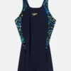 Speedo Girls Printed Panel Legsuit - Badpak - Black/Blue 1 Speedo Girls Printed Panel Legsuit - Badpak - Black/Blue -Speedo 29cb7dfa72f54d99862b77b49c3009fd
