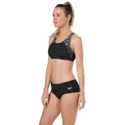 Speedo Women's Boom Placement 2 Piece - Black/white -Speedo 309008 03 d 635190