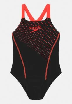 Speedo Medley Logo Medialist - Badpak - Medley Black/Siren Red