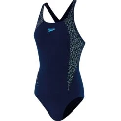 Speedo Women's Boomstar Splice Flyback 1 Piece - True Navy/pool