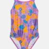 Speedo Girls Printed Twinstrap - Badpak - Purple/Yellow -Speedo 3fb81aab77ac4f87b32f103dadea343f