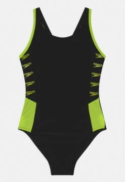 Speedo Boom Logo Splice Muscleback - Badpak - Black/Atomic Lime