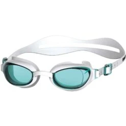 Speedo Women's Aquapure White/Blue Swimming Goggle