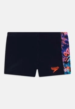Speedo Boys Allover Panel - Zwemshorts - Navy/Orange