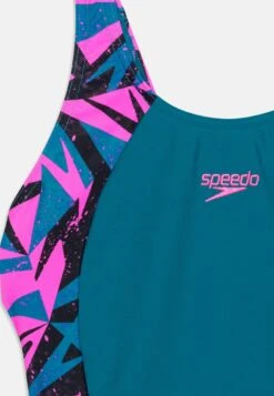 Speedo Girls Hyperboom Splice Muscleback - Badpak - Pink/Green -Speedo 7280b6f8e8684cb7a4f2e5970cc6482c
