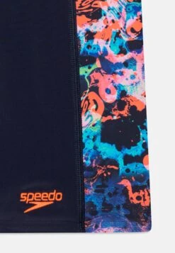 Speedo Boys Allover Panel Jammer - Zwemshorts - Navy/Orange -Speedo 8602e6e1311146e182ebb61e98873138