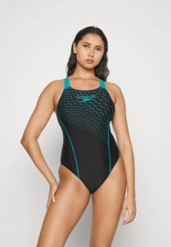 Speedo Medley Logo - Badpak - Black/Aquarium