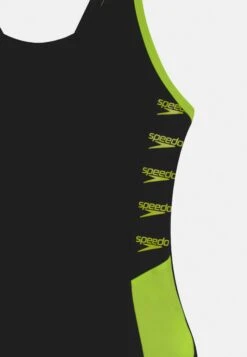 Speedo Boom Logo Splice Muscleback - Badpak - Black/Atomic Lime -Speedo 9058cf0e28484ebd96fc526b80245292