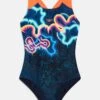 Speedo Girls Digital Placement Splashback - Badpak - Navy/Orange -Speedo 921909528eab4a5896ed78d9b02e8a30