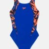 Speedo Girls Hyperboom Splice Muscleback - Badpak - Blue/Orange
