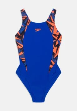 Speedo Girls Hyperboom Splice Muscleback - Badpak - Blue/Orange