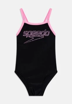 Speedo Logo - Badpak - Black/Taffy Pink