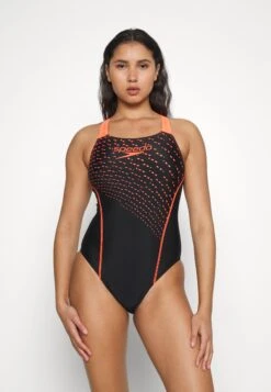 Speedo Medley Logo - Badpak - Black/Siren Red