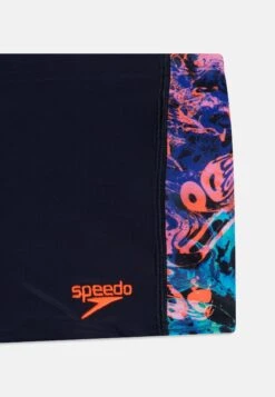 Speedo Boys Allover Panel - Zwemshorts - Navy/Orange -Speedo d132c7d5e02f475eae2b77421e17645b