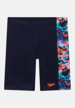 Speedo Boys Allover Panel Jammer - Zwemshorts - Navy/Orange