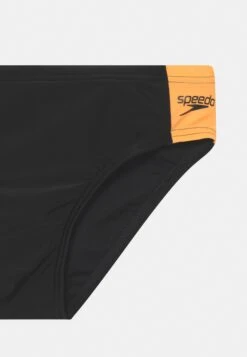 Speedo Boom Logo Splice- Zwemslips - Black/Papaya Punch -Speedo fc4b10568c4e4cfdbb3fef0dceaff848