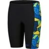 Speedo Allover Panel Jammer Jongen - Black/blue Flame/bright Yellow/fluo Green -Speedo speedo allover panel jammer boys black blue flame bright yellow fluo green 12 1426091