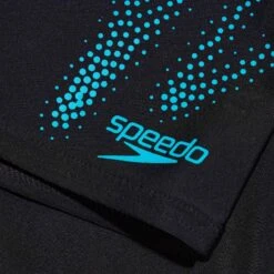 Speedo Hyper Boom Logo Placement Aquashort Jongens - Black/Bolt -Speedo speedo boys hyper boom logo placement aquashort black bolt 1 1515464