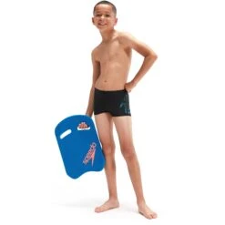 Speedo Hyper Boom Logo Placement Aquashort Jongens - Black/Bolt -Speedo speedo boys hyper boom logo placement aquashort black bolt 7 1515462