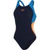 Speedo Colourblock Splice Muscleback Badpak - True Navy/pool/papaya Punch -Speedo speedo colourblock splice muscleback bathing suit true navy pool papaya punch 11 1301889
