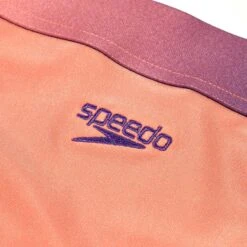 Speedo Contrast Band Meisjes Bikini - Soft Coral/miami Lilac -Speedo speedo contrast band 2 piece girls bikini soft coral miami lilac 10 1424898