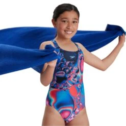 Speedo Digital Placement Medalist Badpak Kinder - Bubble Blue Flame/electric Pink 15 Speedo Digital Placement Medalist Badpak Kinder - Bubble Blue Flame/electric Pink -Speedo speedo digital placement medalist kids bathing suit bubble blue flame electric pink 4 1166097