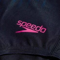 Speedo Digital Printed Medalist Badpak - True Navy/True Cobalt/Electric Pink/Hypersonic Blue -Speedo speedo digital printed medalist bathing suit true navy true cobalt electric pink hypersonic blue 12 1516590