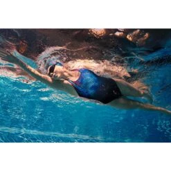 Speedo Digital Printed Medalist Badpak - True Navy/True Cobalt/Electric Pink/Hypersonic Blue -Speedo speedo digital printed medalist bathing suit true navy true cobalt electric pink hypersonic blue 2 1516592