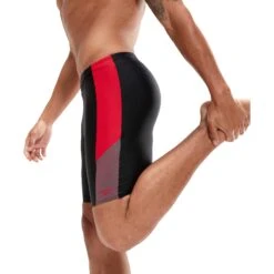 Speedo Dive Zwemjammer - Black/fed Red/dove Grey -Speedo speedo dive jammer black fed red dove grey 2 1427352