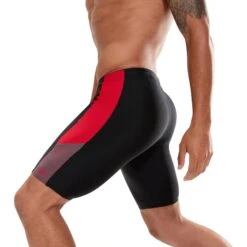 Speedo Dive Zwemjammer - Black/fed Red/dove Grey -Speedo speedo dive jammer black fed red dove grey 3 1427353