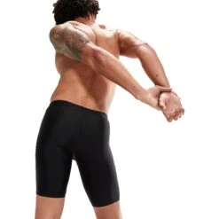 Speedo Dive Zwemjammer - Black/fed Red/dove Grey -Speedo speedo dive jammer black fed red dove grey 8 1427358