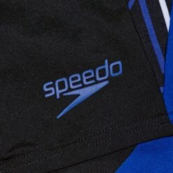 Speedo ECO END+ Splice Zwembroek - Black/chroma Blue/white -Speedo speedo eco end plus splice aquashort black chroma blue white 1 1427947