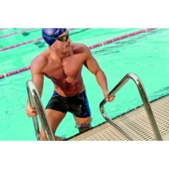 Speedo ECO END+ Splice Zwembroek - Black/chroma Blue/white -Speedo speedo eco end plus splice aquashort black chroma blue white 2 1427948