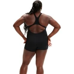 Speedo ECO Endurance+ Legsuit Dames - Zwart -Speedo speedo eco endurance plus legsuit womens black 12 1425489