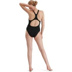Speedo ECO Endurance+ Medalist Badpak - Zwart -Speedo speedo eco endurance plus medalist bathing suit black 15 1423993