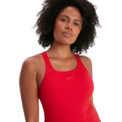 Speedo ECO Endurance+ Medalist Badpak - Fed Red -Speedo speedo eco endurance plus medalist bathing suit fed red 5 1424018