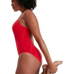Speedo ECO Endurance+ Medalist Badpak - Fed Red -Speedo speedo eco endurance plus medalist bathing suit fed red 6 1424019