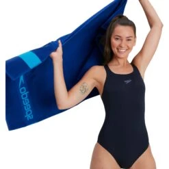 Speedo ECO Endurance+ Medalist Badpak - True Navy 18 Speedo ECO Endurance+ Medalist Badpak - True Navy -Speedo speedo eco endurance plus medalist bathing suit true navy 7 1424039