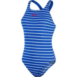 Speedo ECO Endurance+ Printed Medalist Badpak - Chroma Blue/white (fed Red Branding)