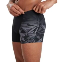 Speedo Hyper Boom Placement V-Cut Aquashorts - Black/oxid Grey -Speedo speedo hyper boom placement v cut aquashorts black oxid grey 3 1111804