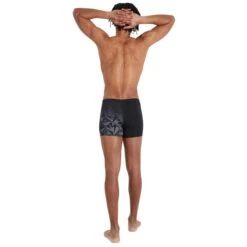 Speedo Hyper Boom Placement V-Cut Aquashorts - Black/oxid Grey -Speedo speedo hyper boom placement v cut aquashorts black oxid grey 6 1111807