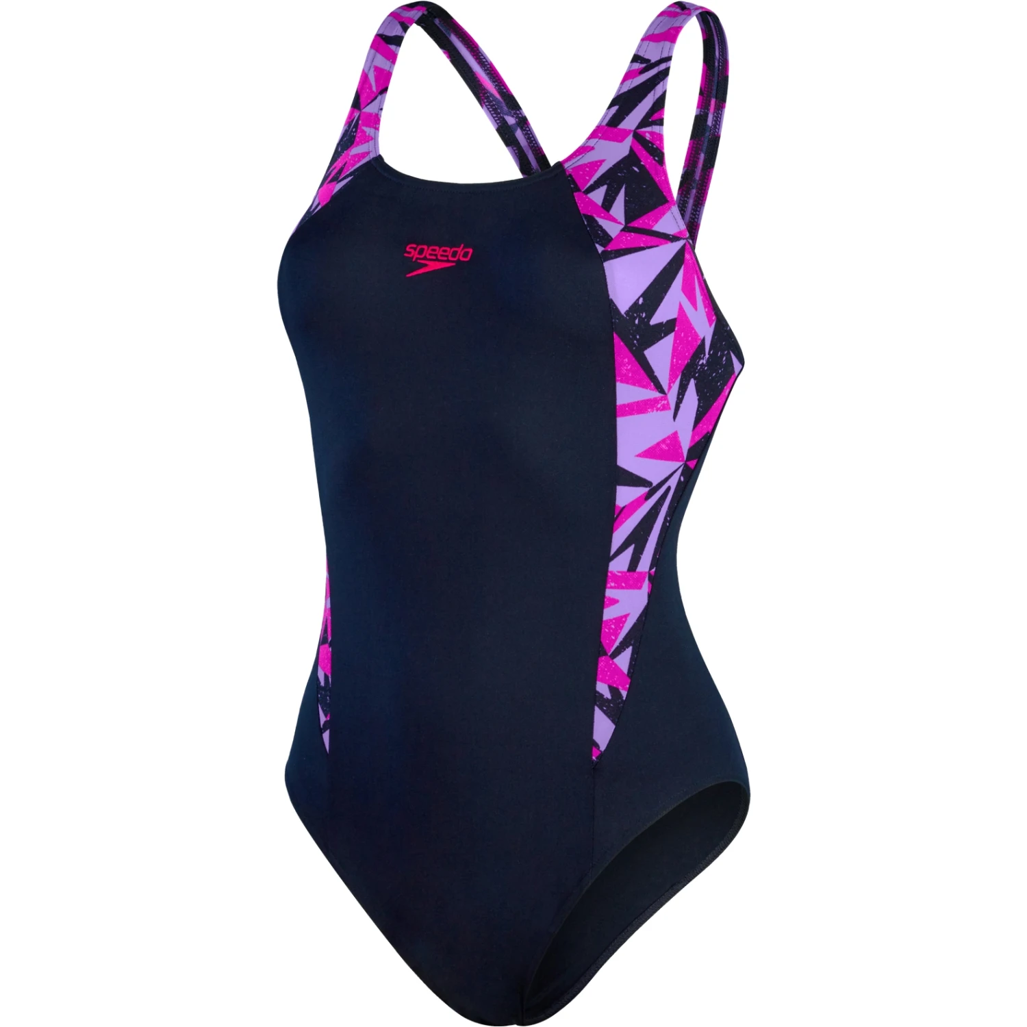 Speedo Hyper Boom Splice Muscleback Badpak - True Navy/berry/miami Lilac 3 Speedo Hyper Boom Splice Muscleback Badpak - True Navy/berry/miami Lilac